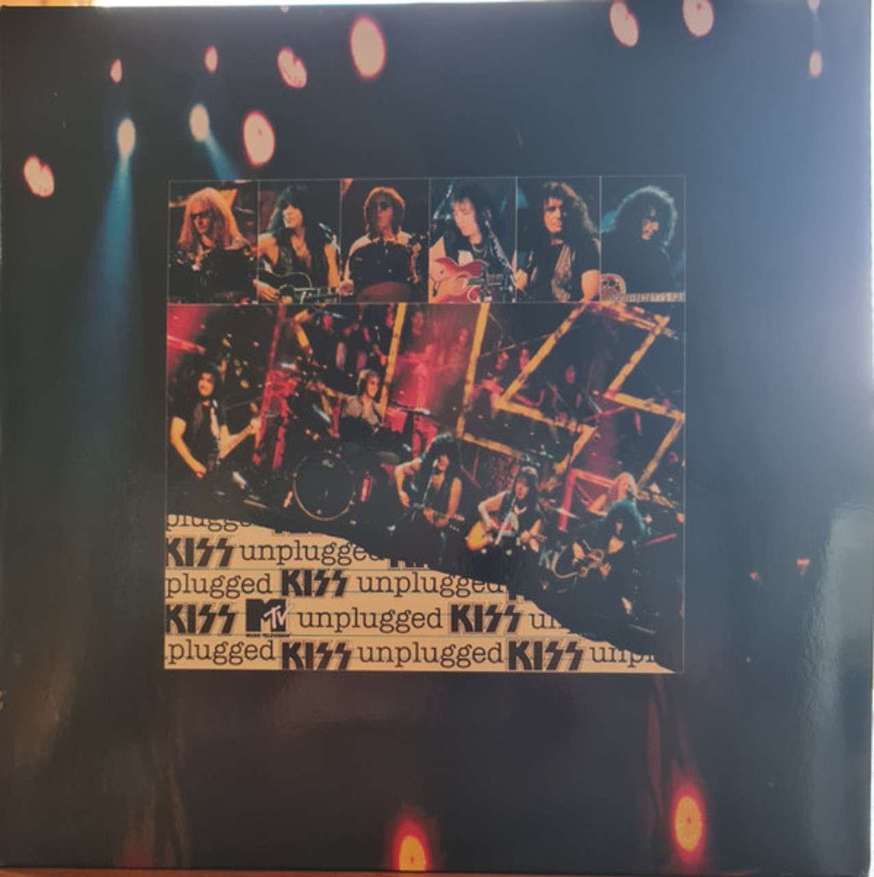KISS MTV Unplugged - Sealed Import Double LP on Colored
