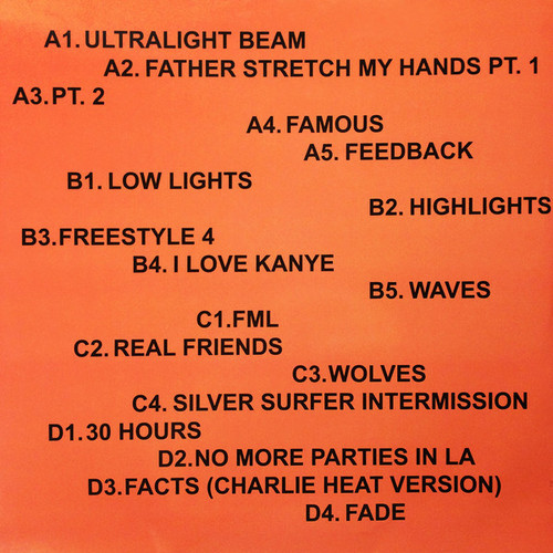 KANYE WEST Life of Pablo - New DBL COLORED VINYL LP, 2