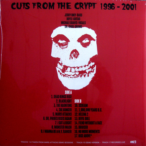 MISFITS Cuts from the Crypt - Sealed Import Vinyl LP w/17 Tracks