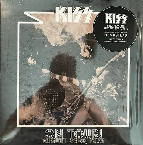 KISS On Tour! August 23, 1975 - Sealed Double Colored Vinyl Import LP