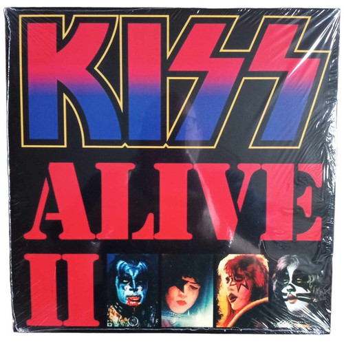 KISS ALIVE II - Sealed 2023 Import Double LP on Red Vinyl KISS ALIVE II - Sealed 2023 Import Double LP on Red Vinyl