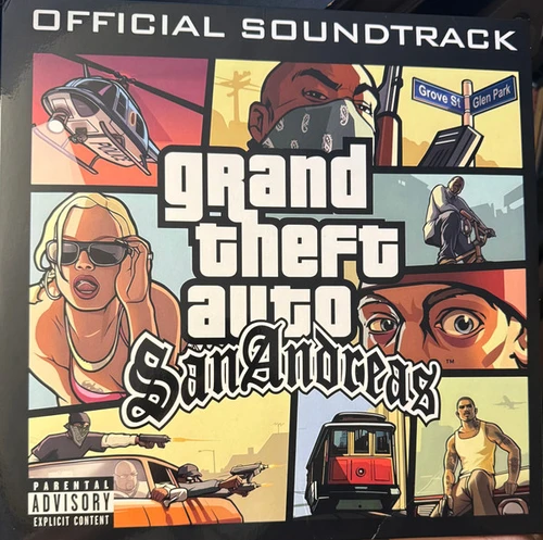 GRAND THEFT AUTO SAN ANDREAS - Sealed 2026 Double Vinyl LP