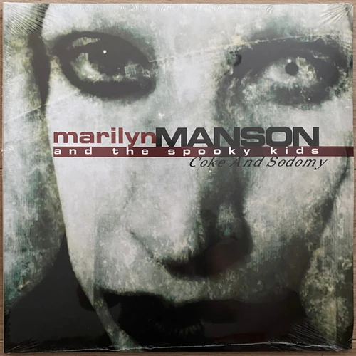 MARILYN MANSON/SPOOKY KIDS Coke and Sodomy - New Double Splattered Vinyl LP w/Gate-fold Cover