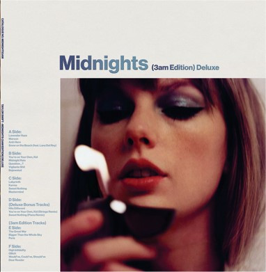 TAYLOR SWIFT Midnights 3 A.M. Deluxe - Triple LP Colored Vinyl