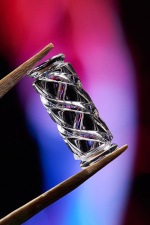 Spiral Tech Fumed & Clear Beads