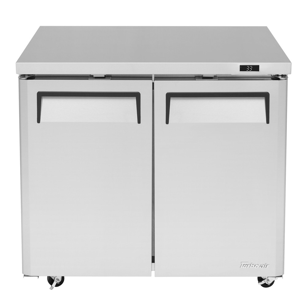 Turbo Air MUR36LN6 Low Boy Undercounter Refrigerator, 2 Sections