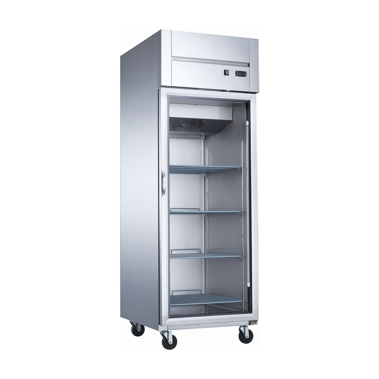 Dukers D28ar Gs1 27 1 2 Glass Door Reach In Refrigerator 1 Door Maxchef