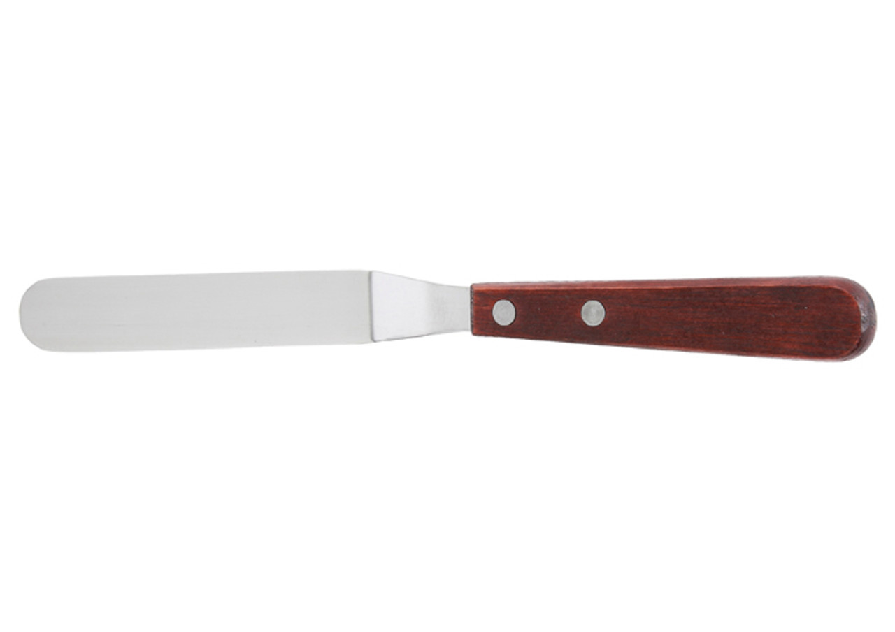 Winco DSC-3 Dough Scraper 6 X 3 Stainless Steel Blade Wood Handle