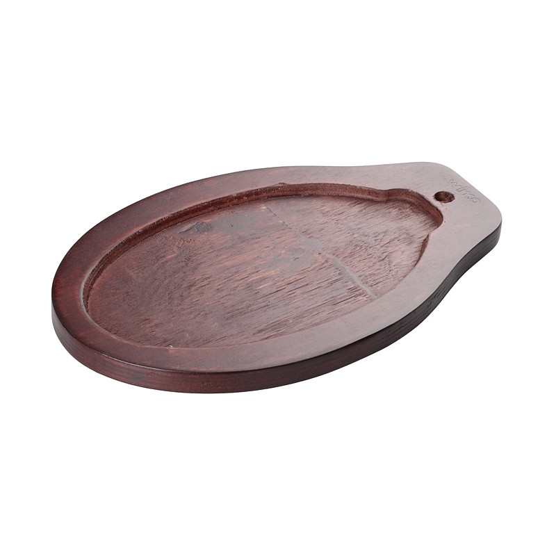 Winco ISP3 Cast Iron Steak Platter with Gripper, 3 Piece Set MaxChef