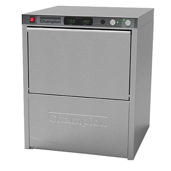 Champion UH330ADA Undercounter High Temperature Dishwashing Machine with Builtin Booster Heater