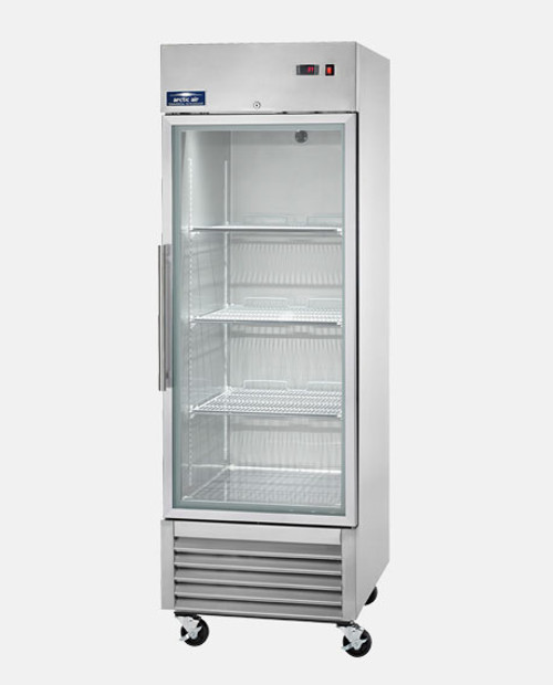 Arctic Air AGR23 Single Glass Door Reach-In Refrigerator