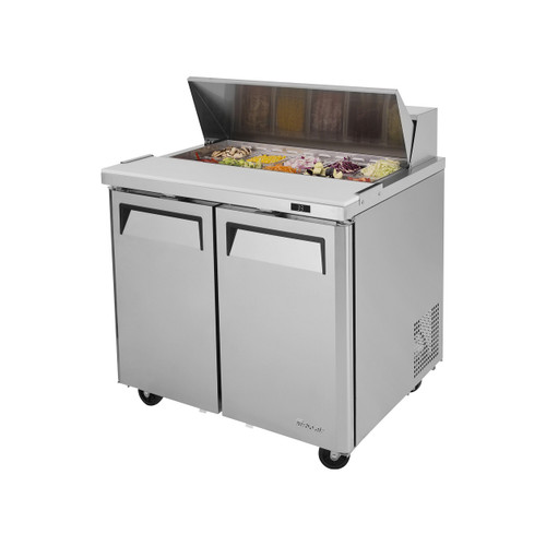 Turbo Air MST-36-N6 M3 Series 36" Sandwich/Salad Prep Table - 2 Solid Doors