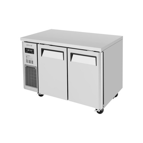 Turbo Air JURF-48-N J Series 2 Solid Doors Undercounter Dual Temp Refrigerator & Freezer, Side Mount