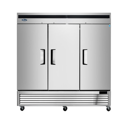 Atosa MBF8504 82" Reach-in Freezer, 3 Solid Doors (MBF8504) [Front view]