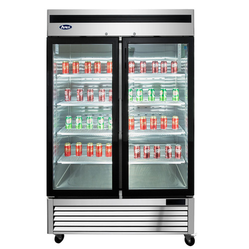 Atosa MCF8703GR Bottom Mount Freezer, (2) Two Glass Door (MCF8703GR)