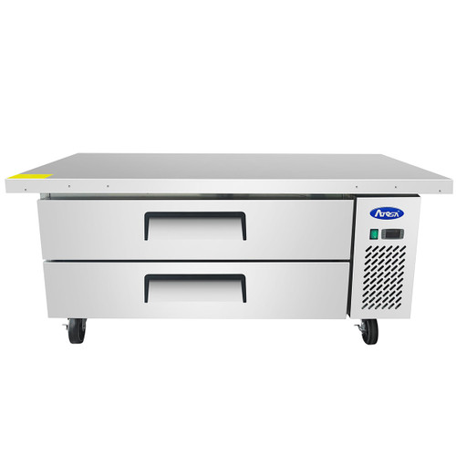 Atosa MGF8452GR 60" Two Drawer Refrigerated Chef Base, Extended Top (MGF8452GR)