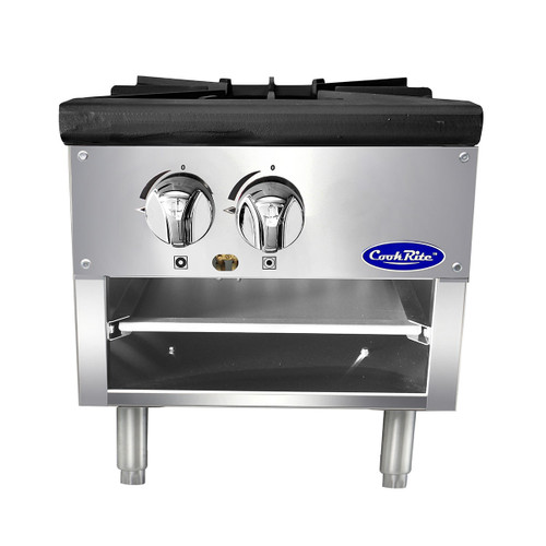 Atosa ATSP-18-1L Single Stock Pot Stove [front view]