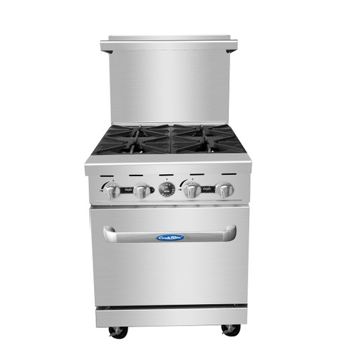 Atosa ATO-4B 24" Gas Range with 4 Burners and Standard Oven (ATO-4B)