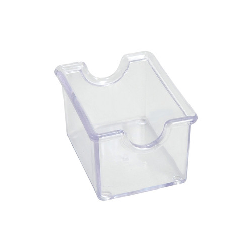 Winco PPH-1C 3 1/2" x 2 1/2" x 2" Clear Sugar Packet Holder - 12/Pack