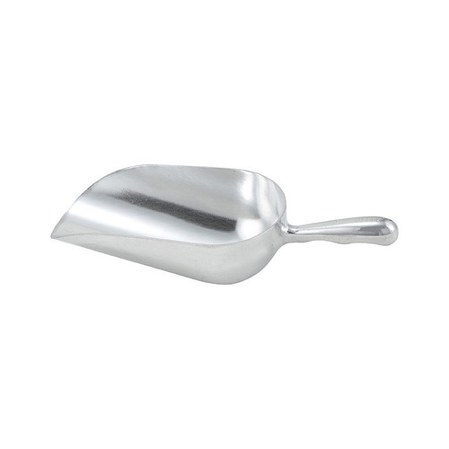 Winco AS-58 Aluminum Scoop - 58 oz.