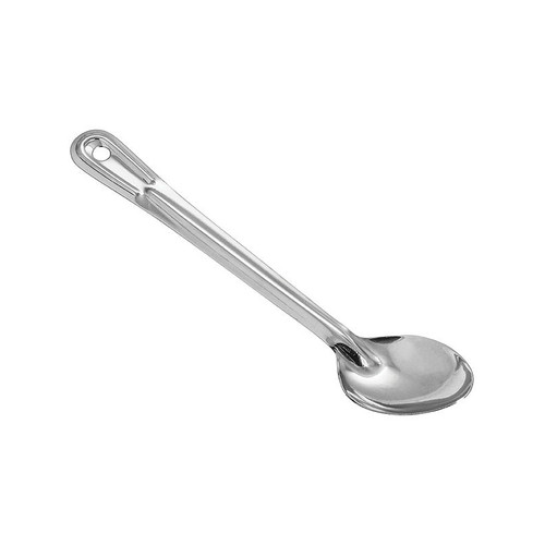 Winco BSOT-13 Basting Spoon, Stainless Steel, 1.2mm - Solid, 13"