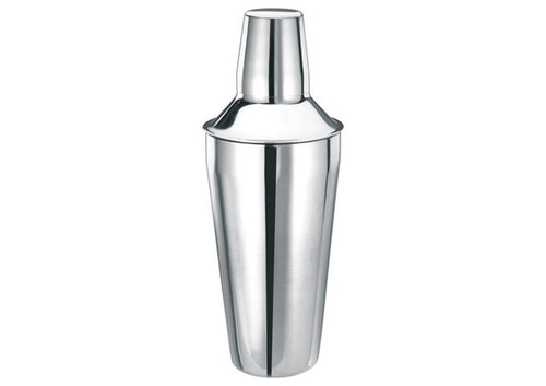 Winco BS-3P Bar Shaker set, 28 oz., 3-Piece Set, Stainless Steel