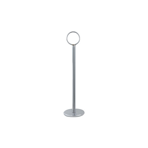 Winco TBH-8 Stainless Steel Table Number Holder, 8"H