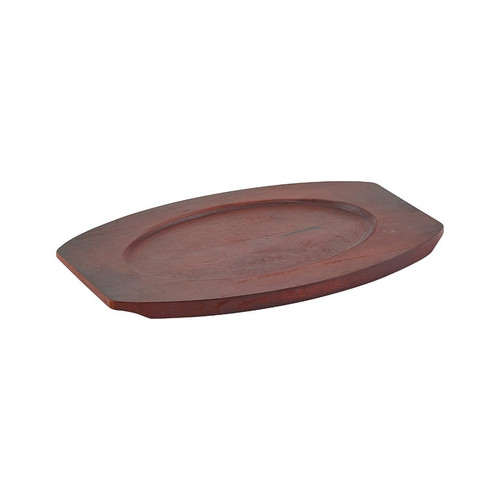 Winco APL-11UL Wooden Underliner for Aluminum Sizzle Platter - 11"