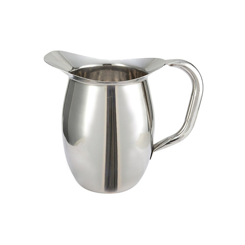 Winco WPB-3 3 Qt. Stainless Steel Bell Pitcher