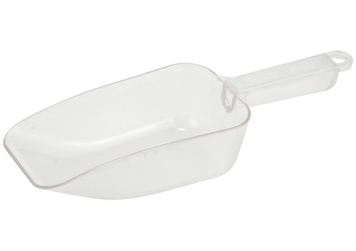 Winco PS-20 Ice Scoop, 20 oz, Plastic, Clear