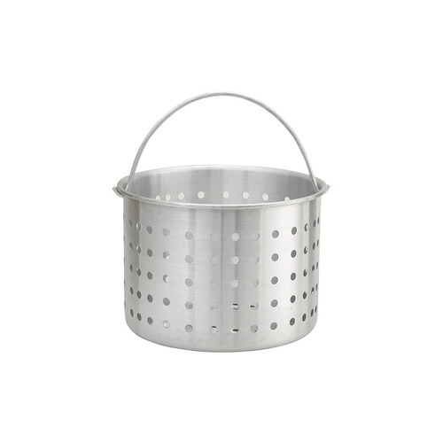 Winco ALSB-32 32 Qt. Aluminum Stock Pot Steamer Basket