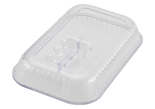 Winco CRKC-10 Deli Crock Cover, 10" x 7", Clear