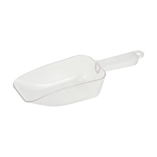 Winco PS-5 Clear Polycarbonate Scoop - 5 oz.