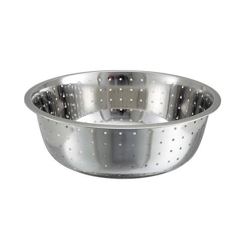 Winco CCOD-13L Chinese Style Stainless Steel Colanders - 9 Qt.