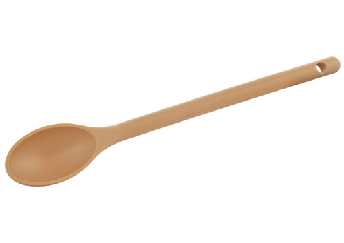 Winco NS-12T Cooking Spoon, 12" Nylon, Tan