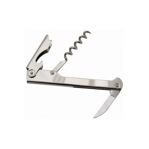 Winco CO-711 Waiter's Corkscrew, Economy - Stainless Steel