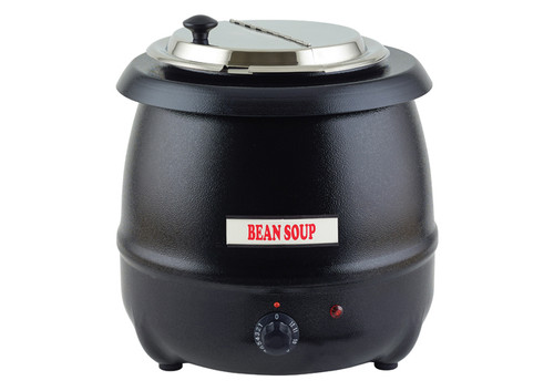 Winco ESW-66 Electric Soup Warmer, 10 quart, Black