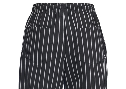 Winco UNF-3CXL Chef Pants, Universal, Relaxed, Chalk Stripe, X-Large