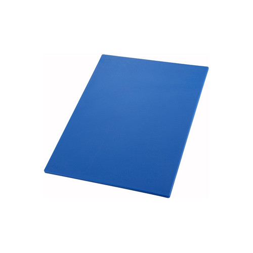 Winco CBBU-1218 Cutting Board, 12" x 18" x 1/2" - Blue