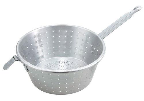 Winco ASS-10 Spaghetti Strainer, 10" dia., Round, Aluminum