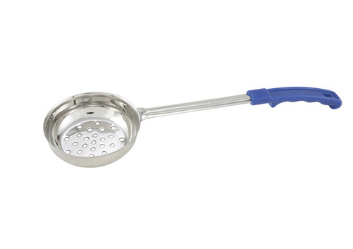 Winco FPP-8 Portion Controller, 8 oz, Perforated, Blue, Stainless Steel