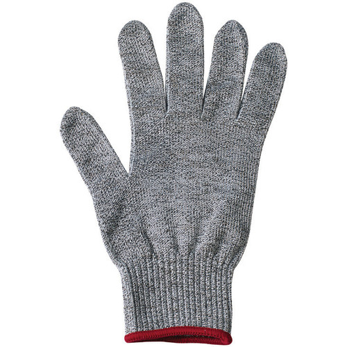 Winco GCRA-S Cut-Resistant Glove, Small, Red Wristband