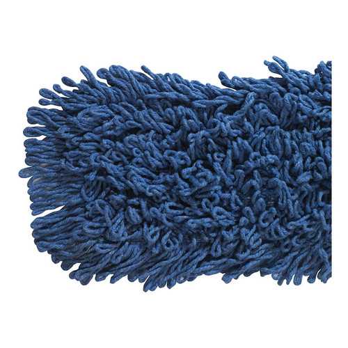 Winco DMB-24H Dust Mop Head Refill, 24" x 5", Blue Cotton Blend