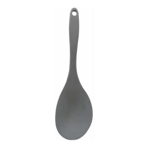 Tablecraft H3902GY 11" Silicone Spoon, Gray