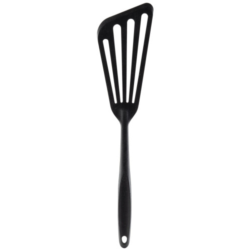 Tablecraft 10053 Fish Turner, 13-3/4", Black Silicone Coated Stainless Steel