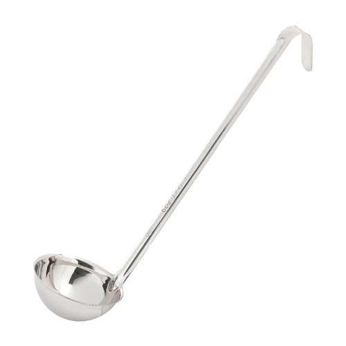 Tablecraft 4706 6 oz Stainless Steel Ladle