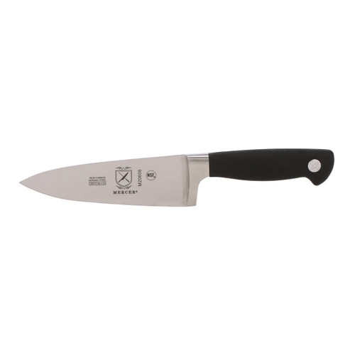 Mercer Culinary M20606 Genesis Forged Chef's Knife, 6", Black Handle