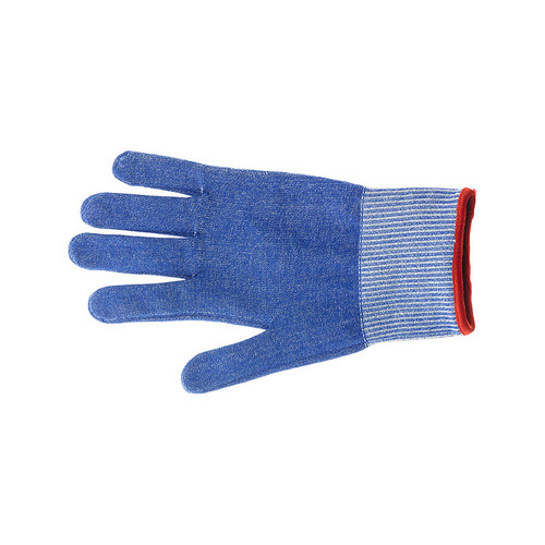 Mercer Culinary M33416BLS Millennia Cut Glove, Size S, Blue with Red Cuff