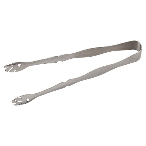 Browne 57525 7-3/10" Stainless Steel Ice Tong