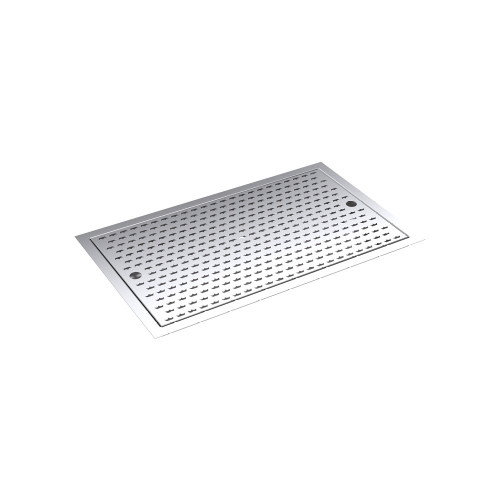 Krowne KR-D24 Drip Tray Trough, Drop-In, 24"W x 14"D, Stainless Steel